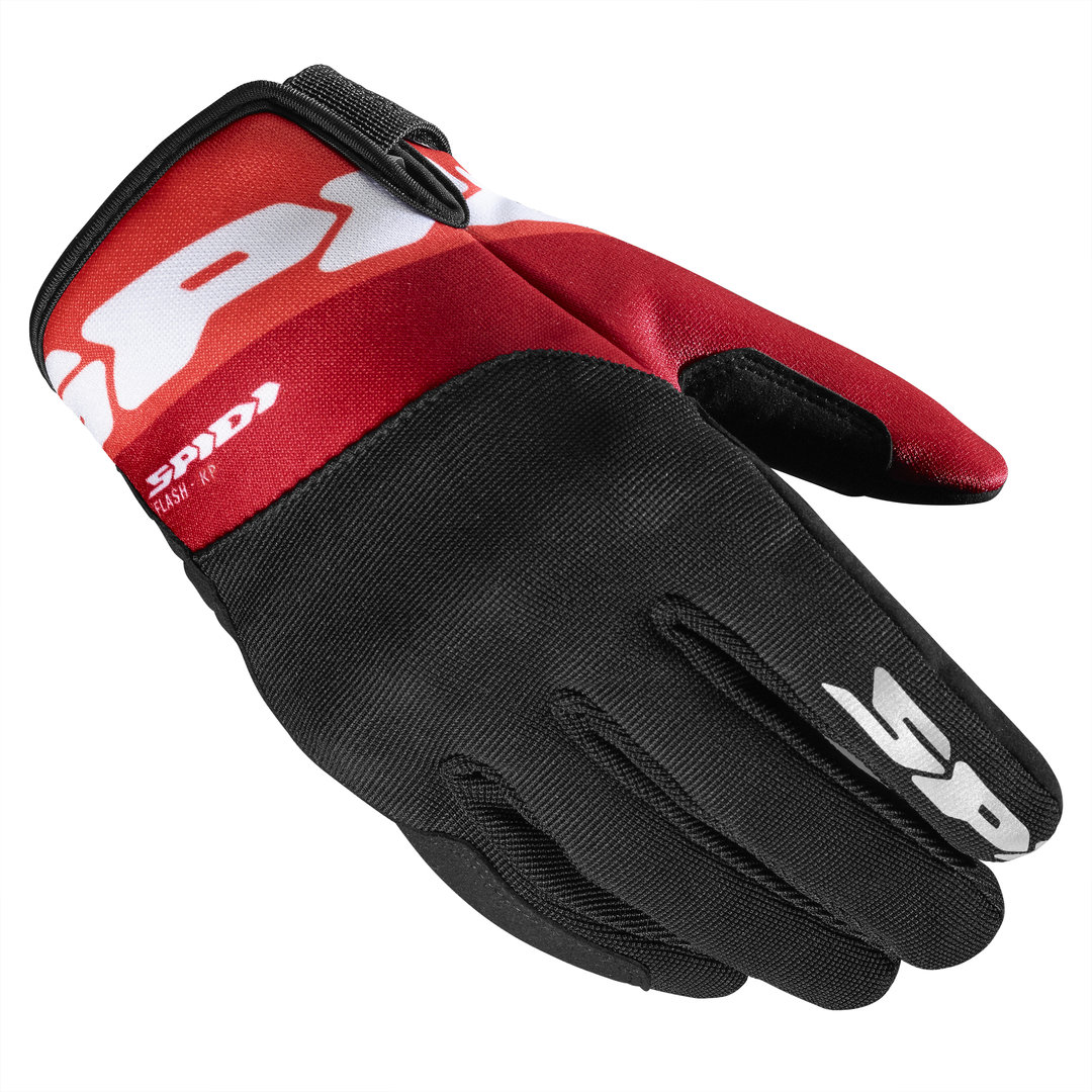 Spidi Flash-KP Rękawice motocyklowe Tex /Czerwony M Rysunek 1