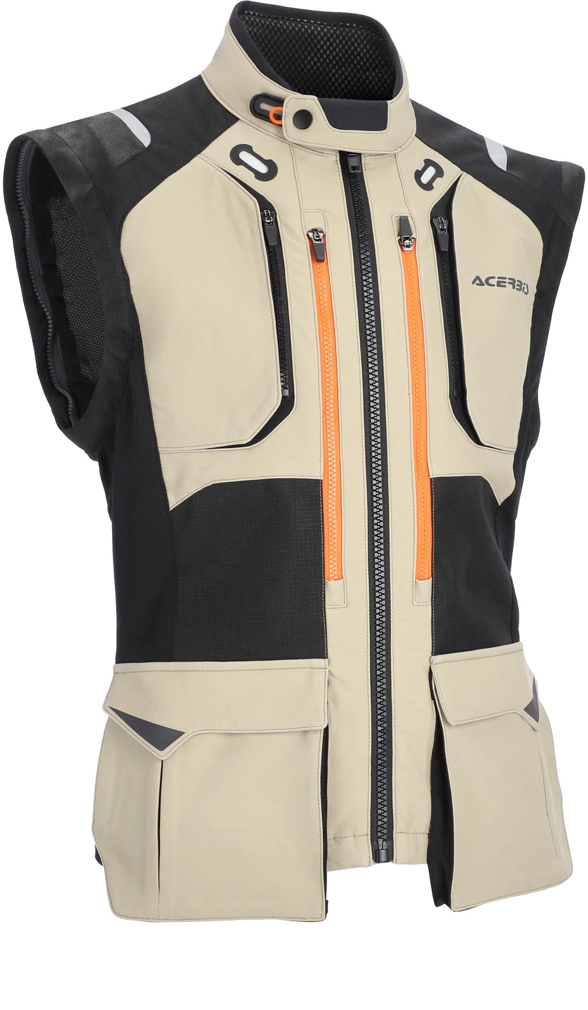 Acerbis Rally Pro Motorrad Textiljacke beige/schwarz XXXL Abbildung 3
