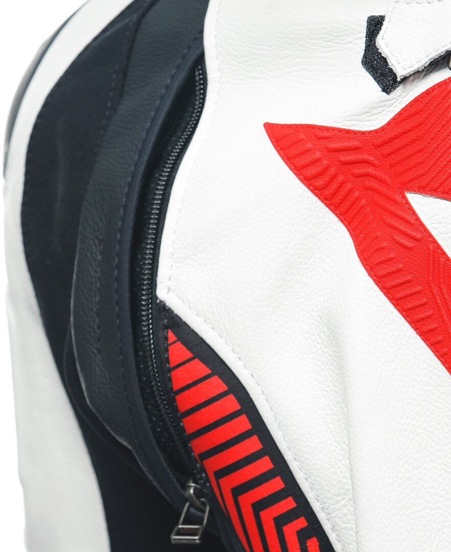 Dainese Laguna Seca 5 2-Piece Motorcycle Leather Suit black/white/red 48 Figure 2