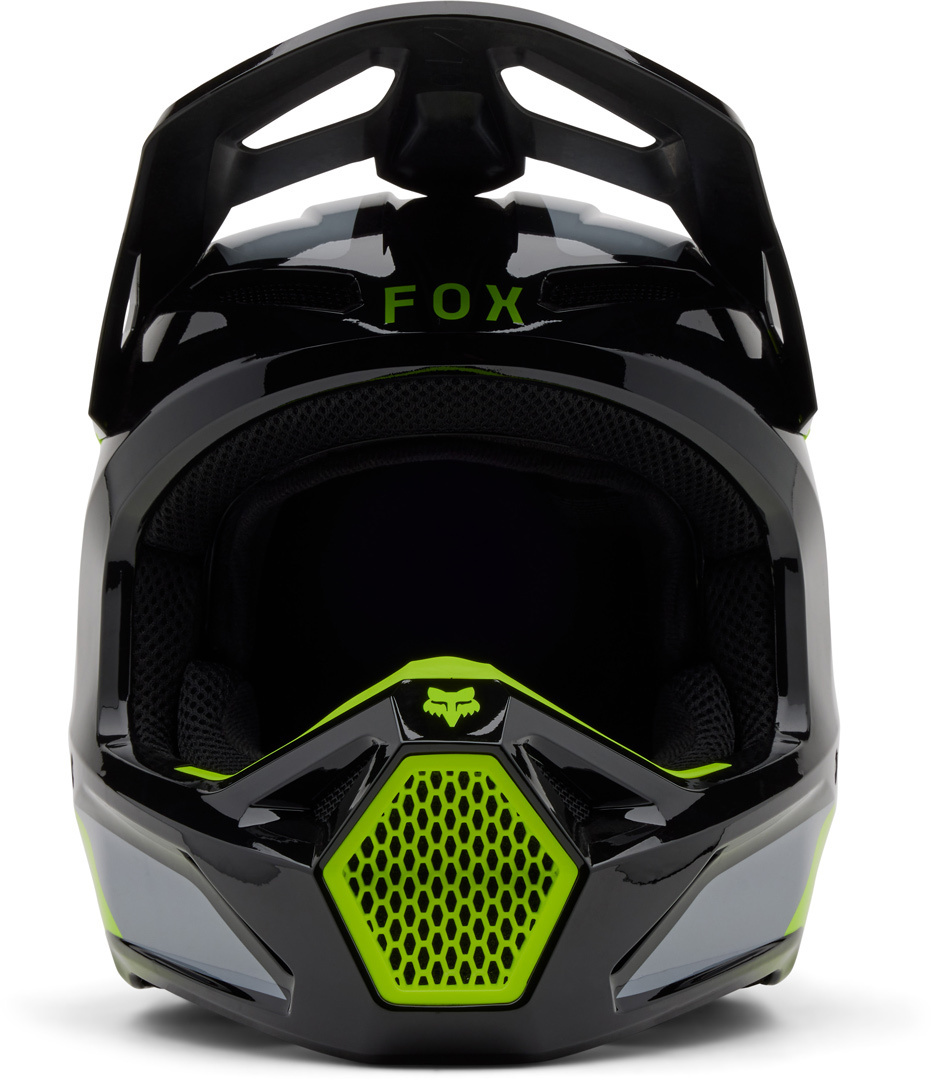 FOX V1 Lean MIPS Motocross Helm grau/gelb XL (61/62) Abbildung 5