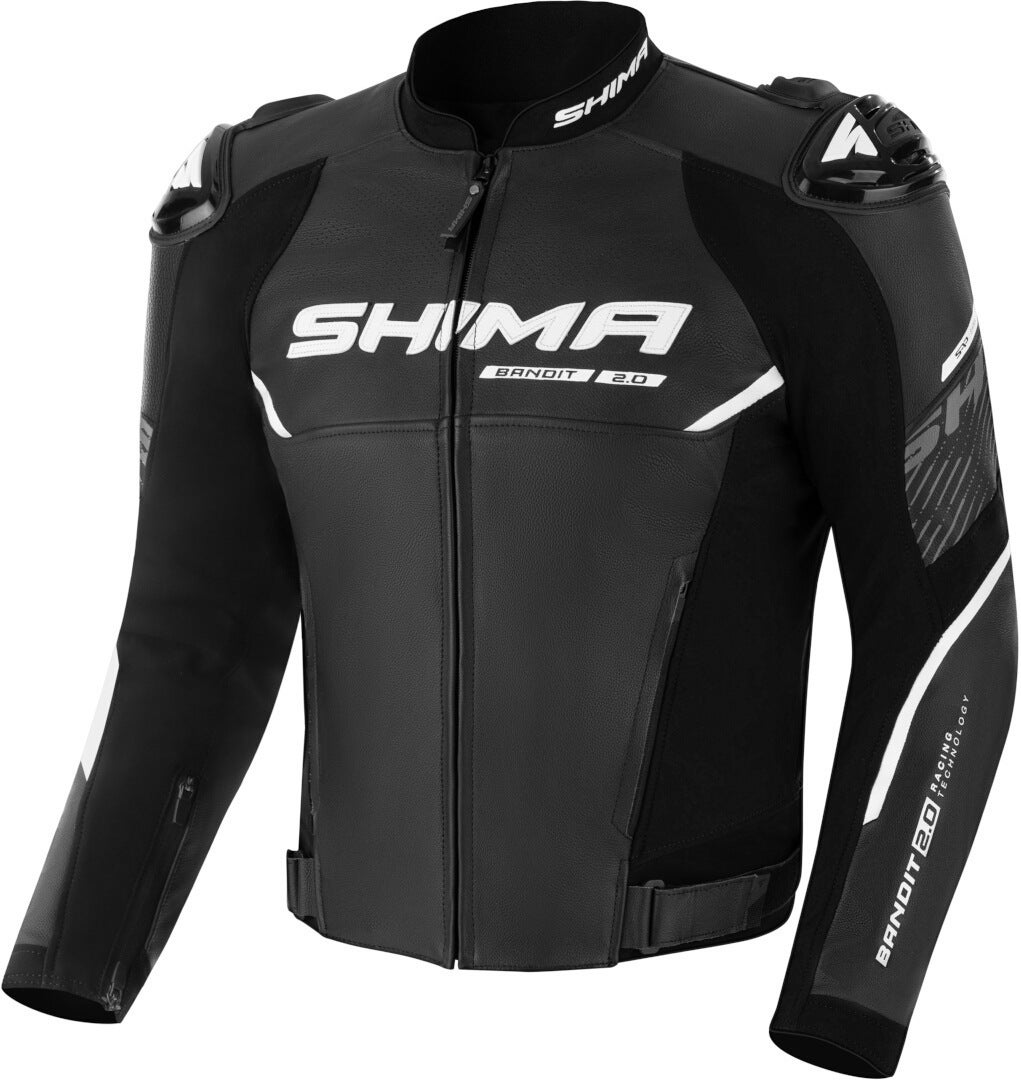 SHIMA Bandit 2.0 perforated Motorcycle Leather Jacket-image-922076415