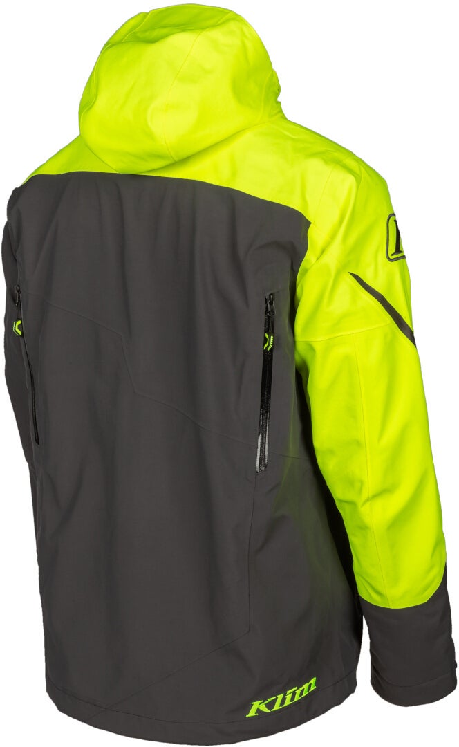 Klim Storm 2022 Snowmobile Jacket dark grey/black/neon yellow 5XL Figure 6