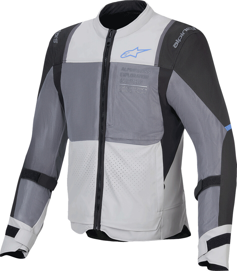 Alpinestars ST-2 Air Motorrad Textiljacke dunkelgrau/hellgrau 3XL Abbildung 1
