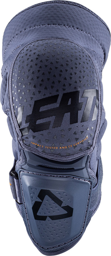 Leatt 3DF Hybrid Protecții pentru genunchi de motocross Gri/Albastru XXL Figura 3