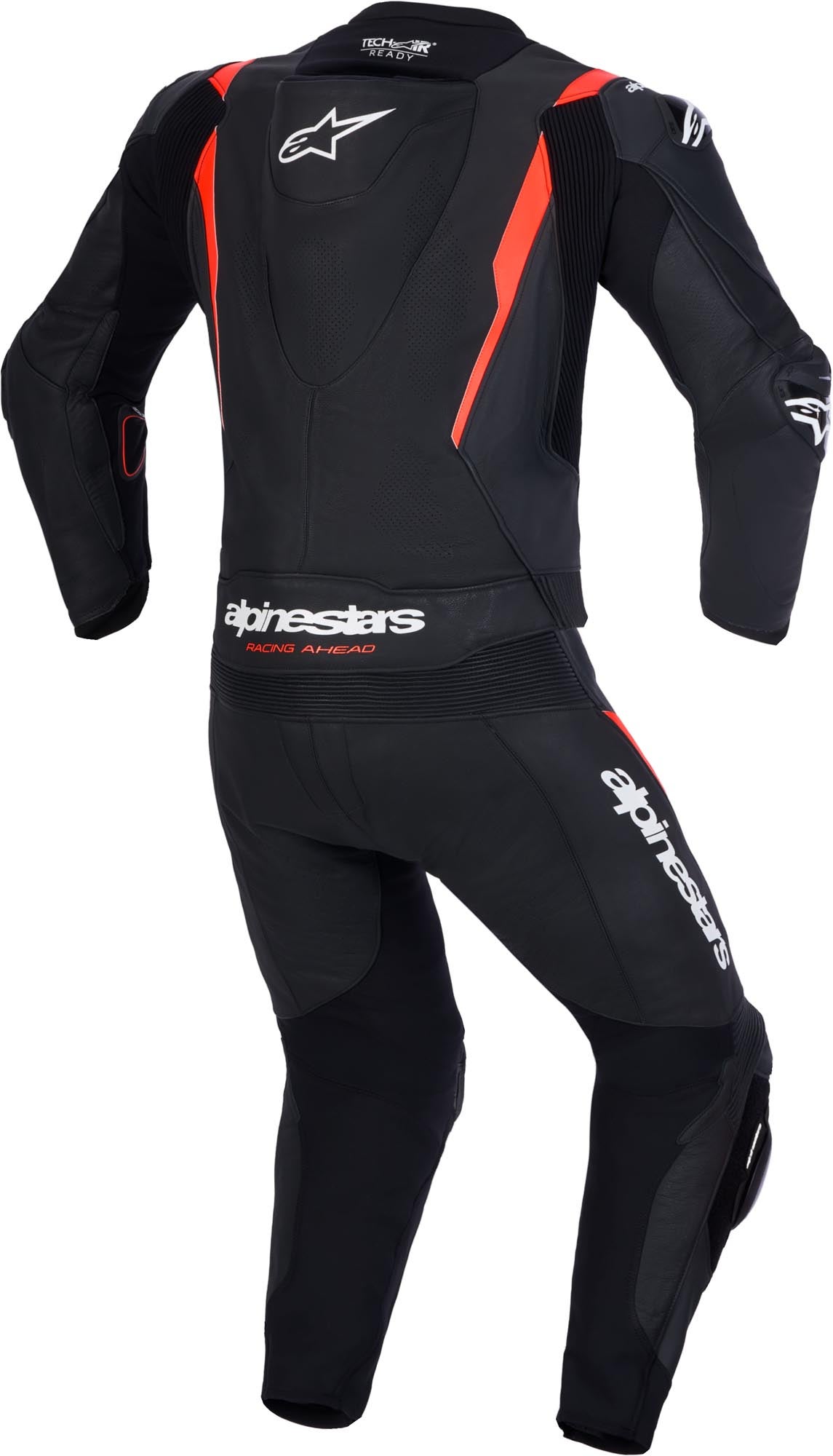 Alpinestars Missile V3 Tweedelig Leren Motorfietspak Zwart/Rood 50 Figuur 2