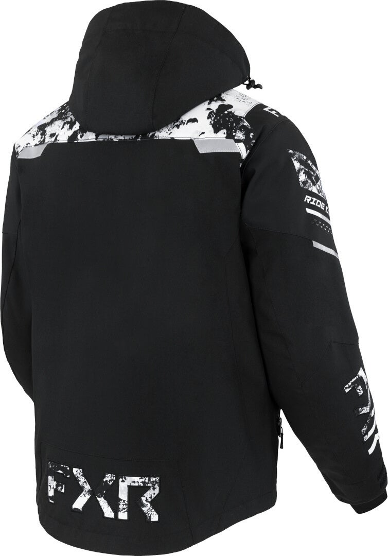 FXR Helium X 2-in-1 2023 Snowmobile Jacket black/white S Figure 2