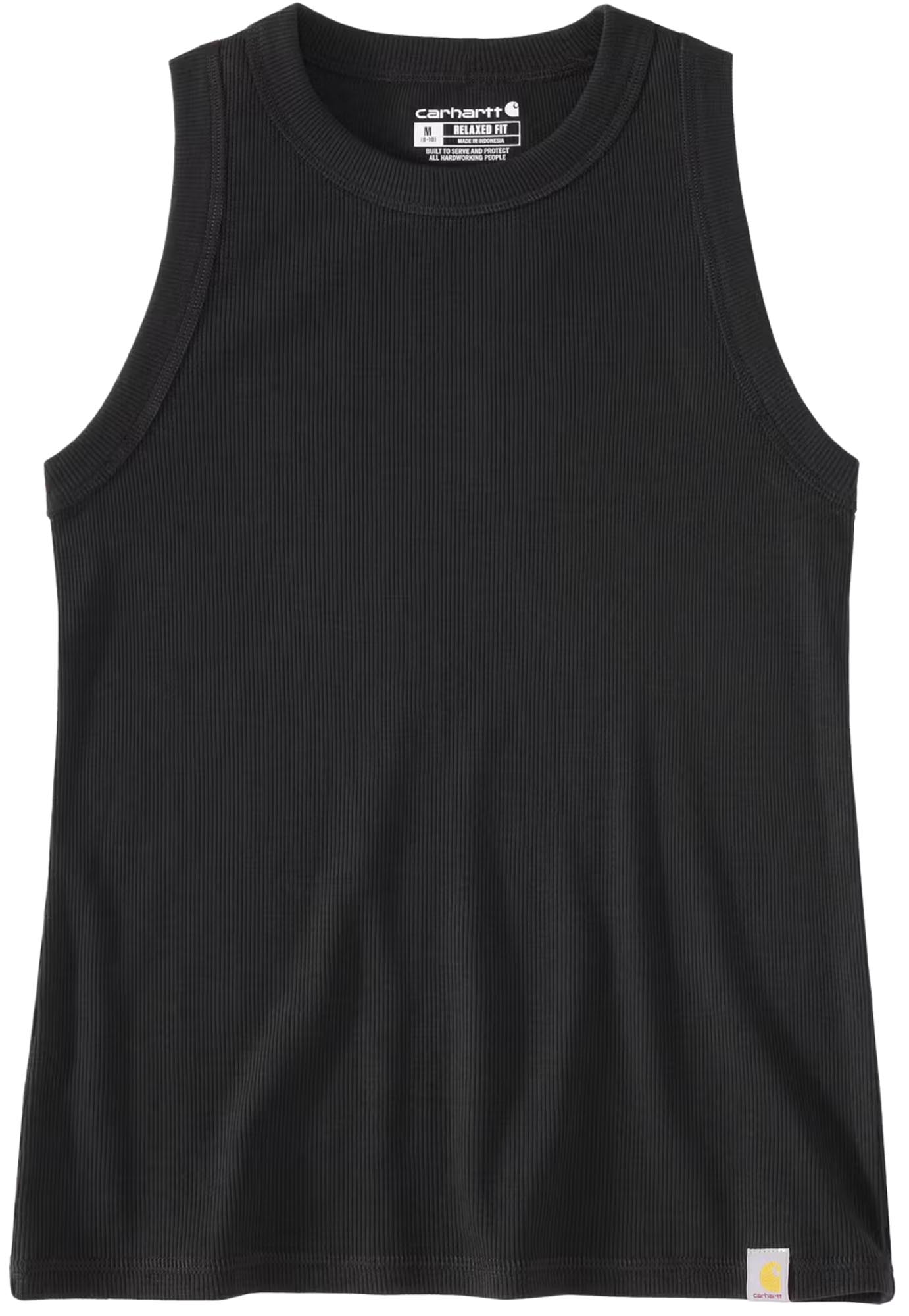 Carhartt Tencel Fiber Series Relaxed Ribbed Bluză pentru damă negru S Figura 1