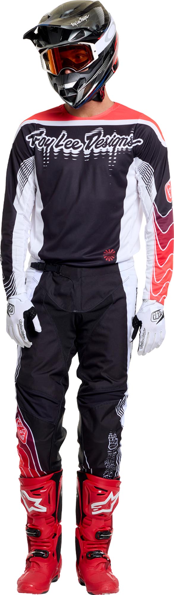 Troy Lee Designs GP Pro Stagger Koszulka motocrossowa /Czerwony S Rysunek 15