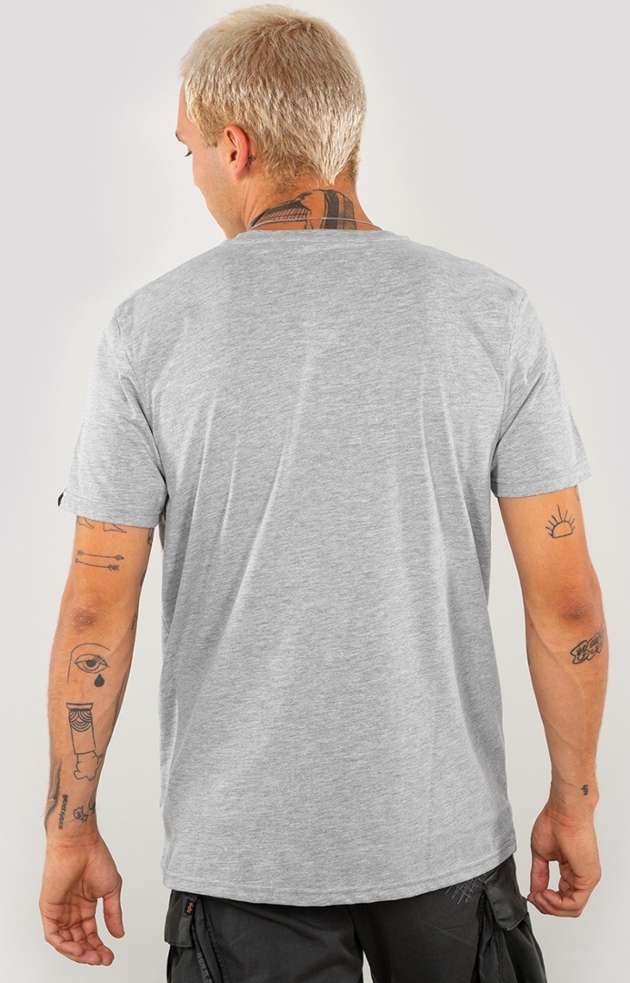 Alpha Industries Basic T Small Logo T-shirt cinza M Figura 2