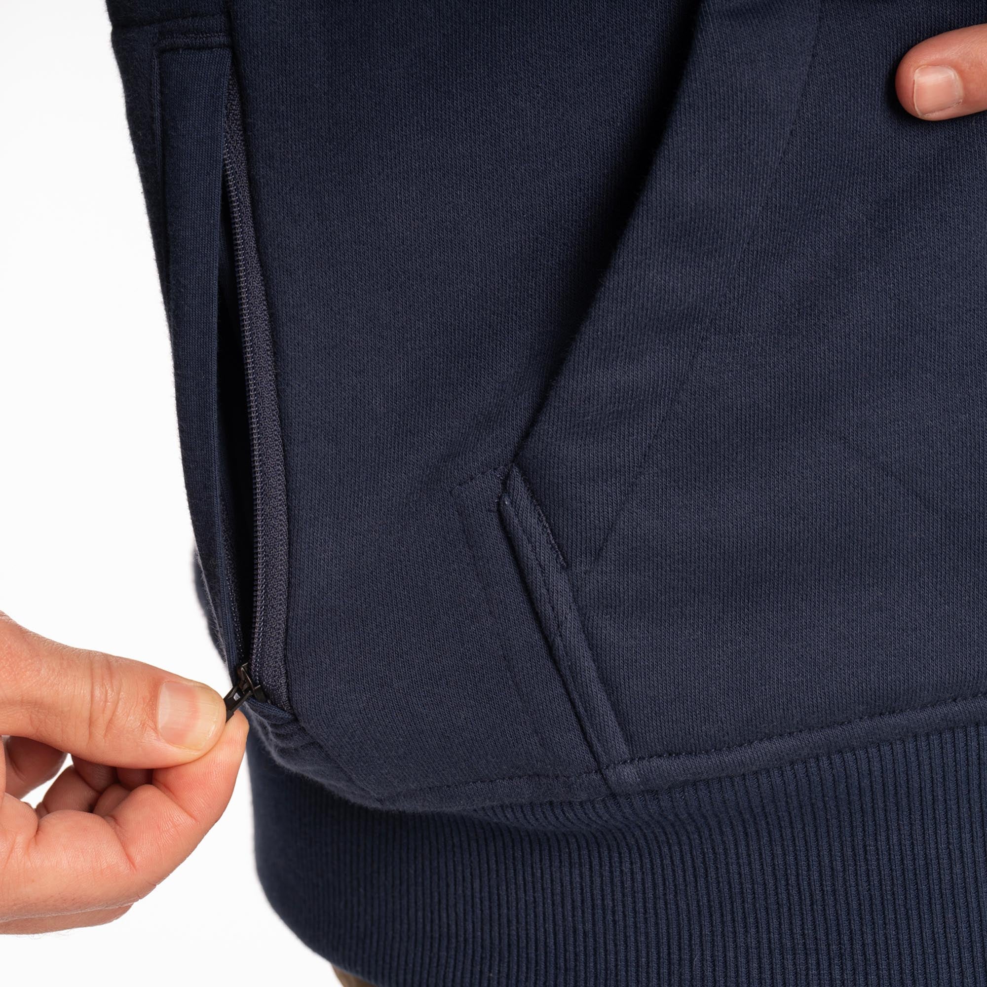 Klim Gunnison Cappuccio con zip blu M Figura 7