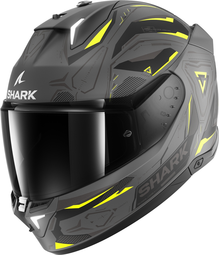 Shark Skwal i3 Linik Cască Gri mat/galben XXL (63/64) Figura 4