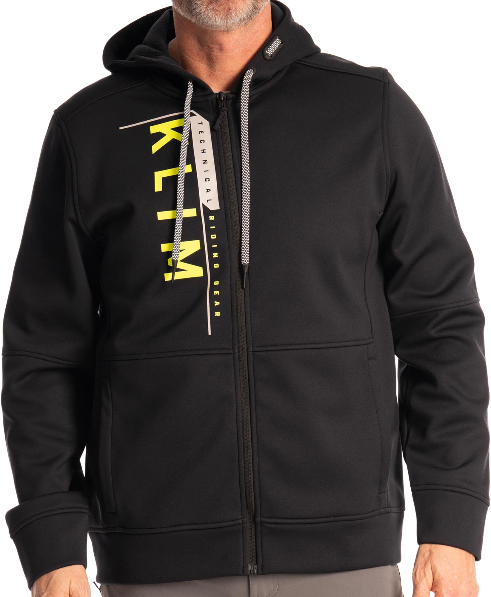 Klim Barracks Cappuccio con zip nero XL Figura 1