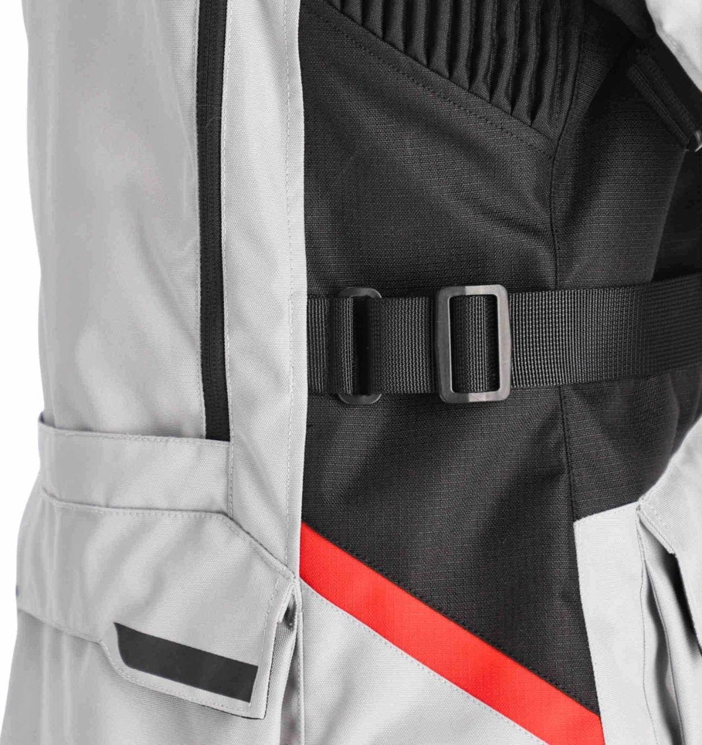 Acerbis X-Rover Waterproof Ladies Motorcycle Textile Jacket grey/red S Figure 8