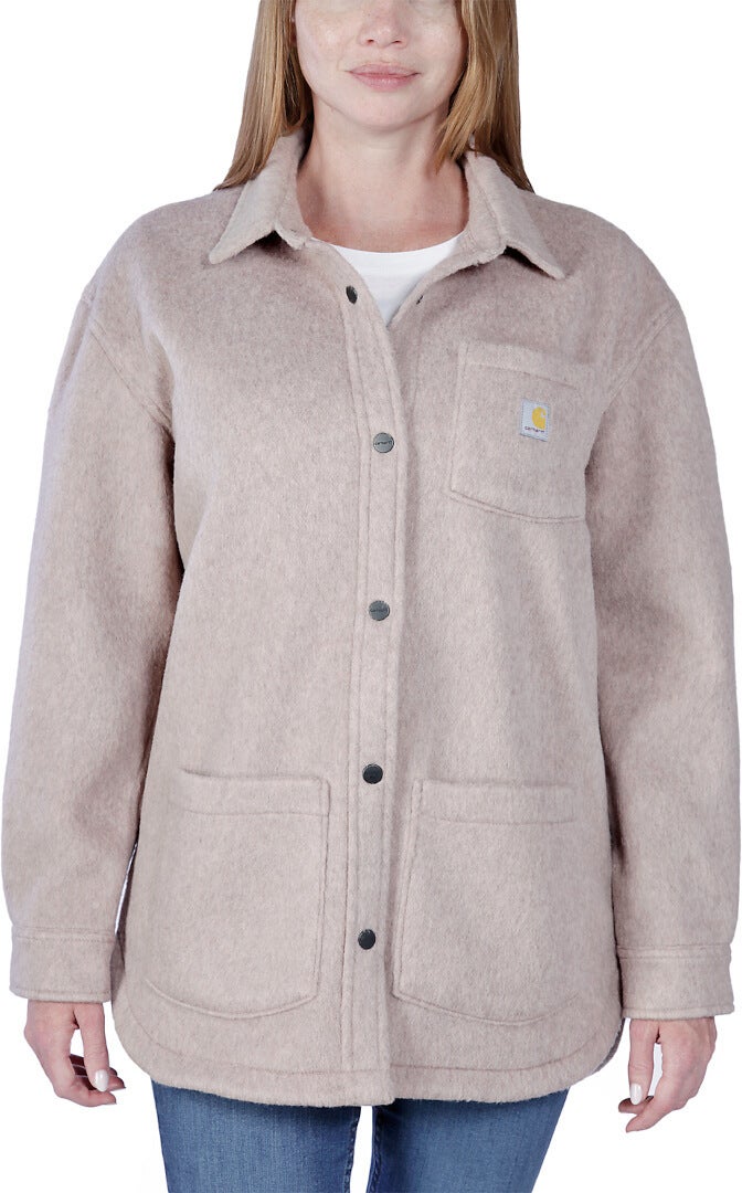 Carhartt Lose Fit Fleece Giacca da donna grigio S Figura 3