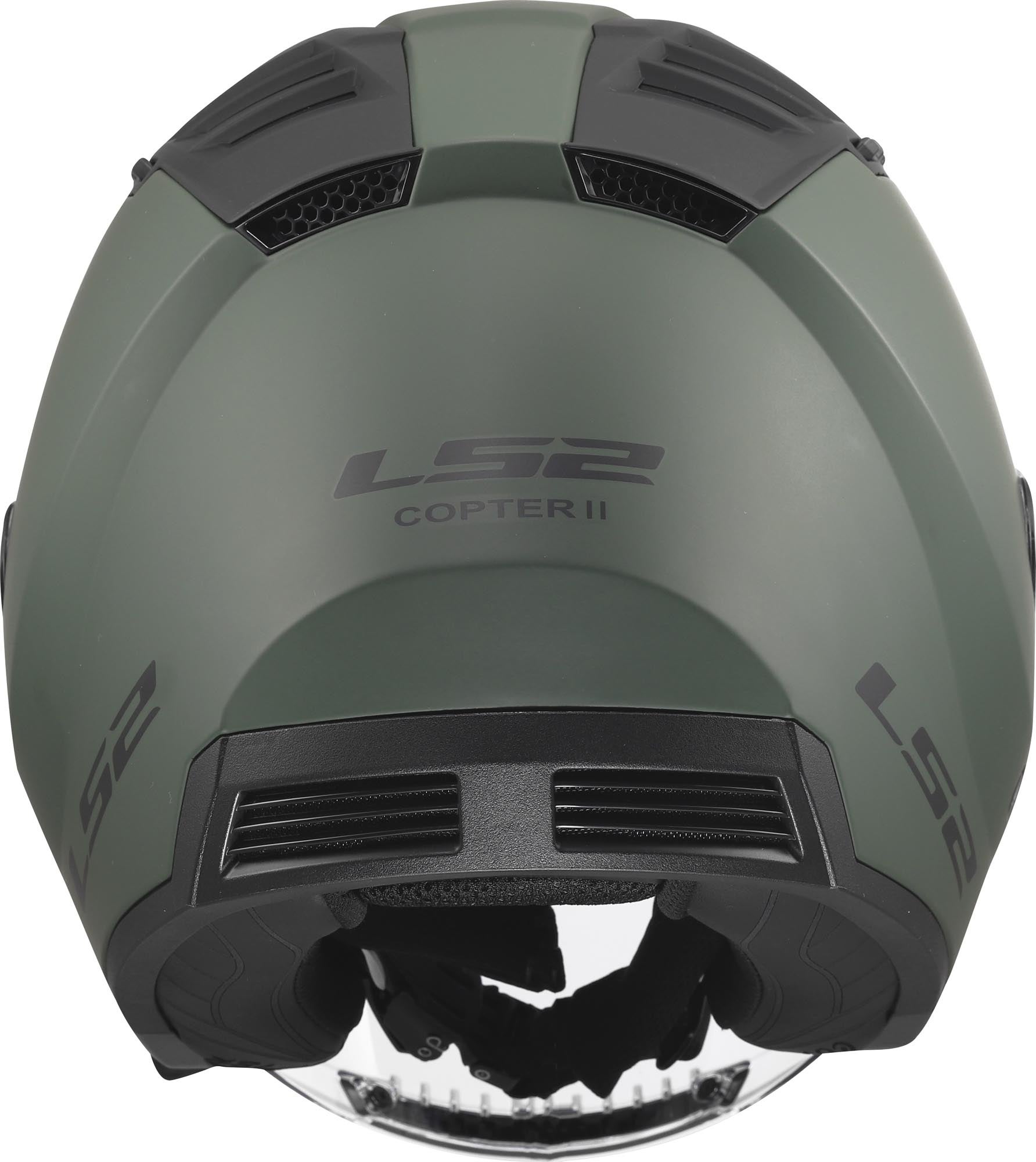 Side view of LS2 OF600 Copter II Jet Helmet