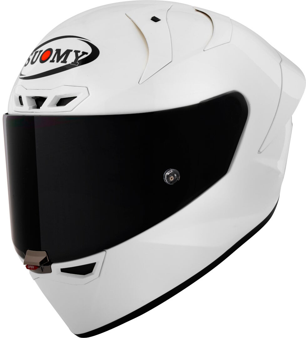 Suomy S1-XR GP Plain FIM E06 ヘルメット 白い ▻ FC-Motoで