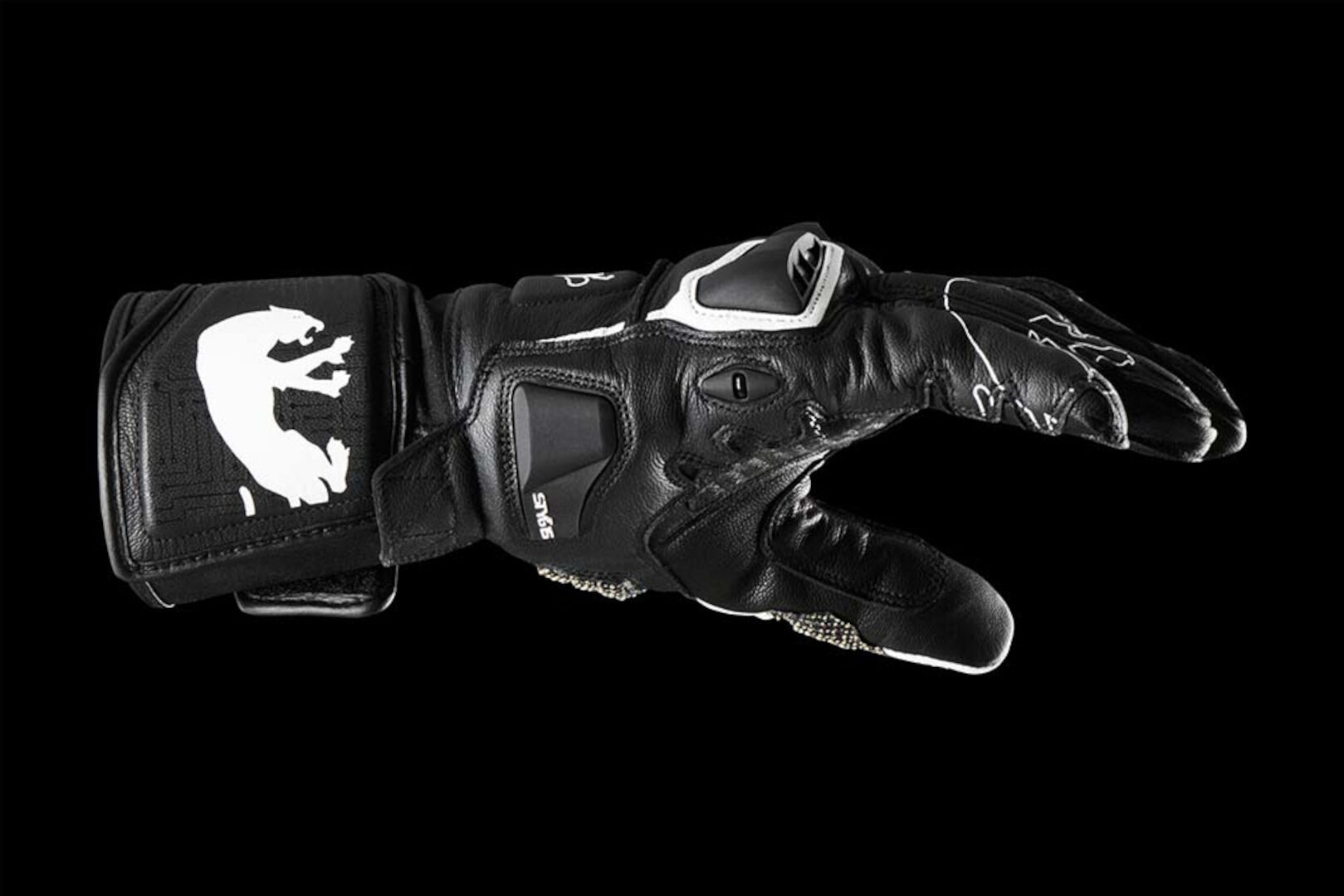 Furygan Styg 15 Motorcykel handsker Sort/hvid 3XL Figur 16