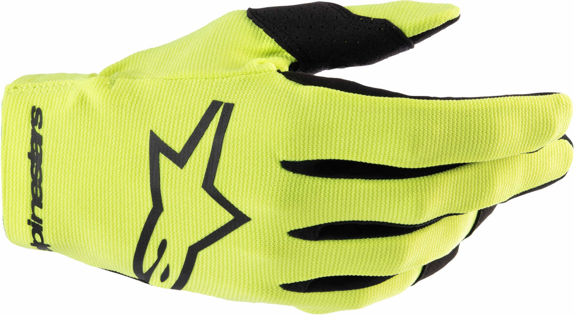 Alpinestars Radar Mănuși de motocross pentru tineret galben/negru XXXS Figura 1