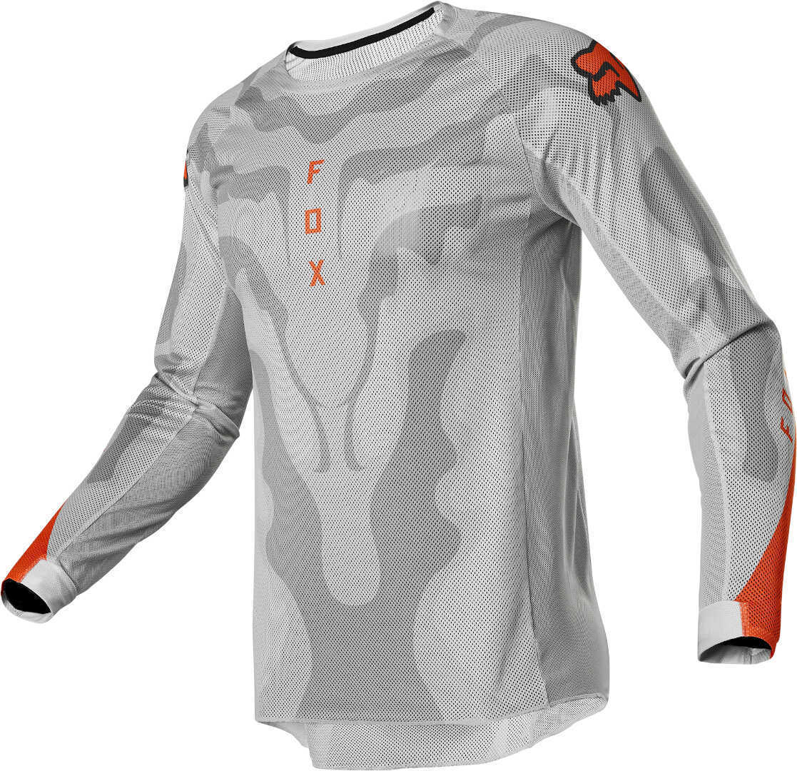 FOX Airline Exo Motocross Jersey grau/orange XL Abbildung 3