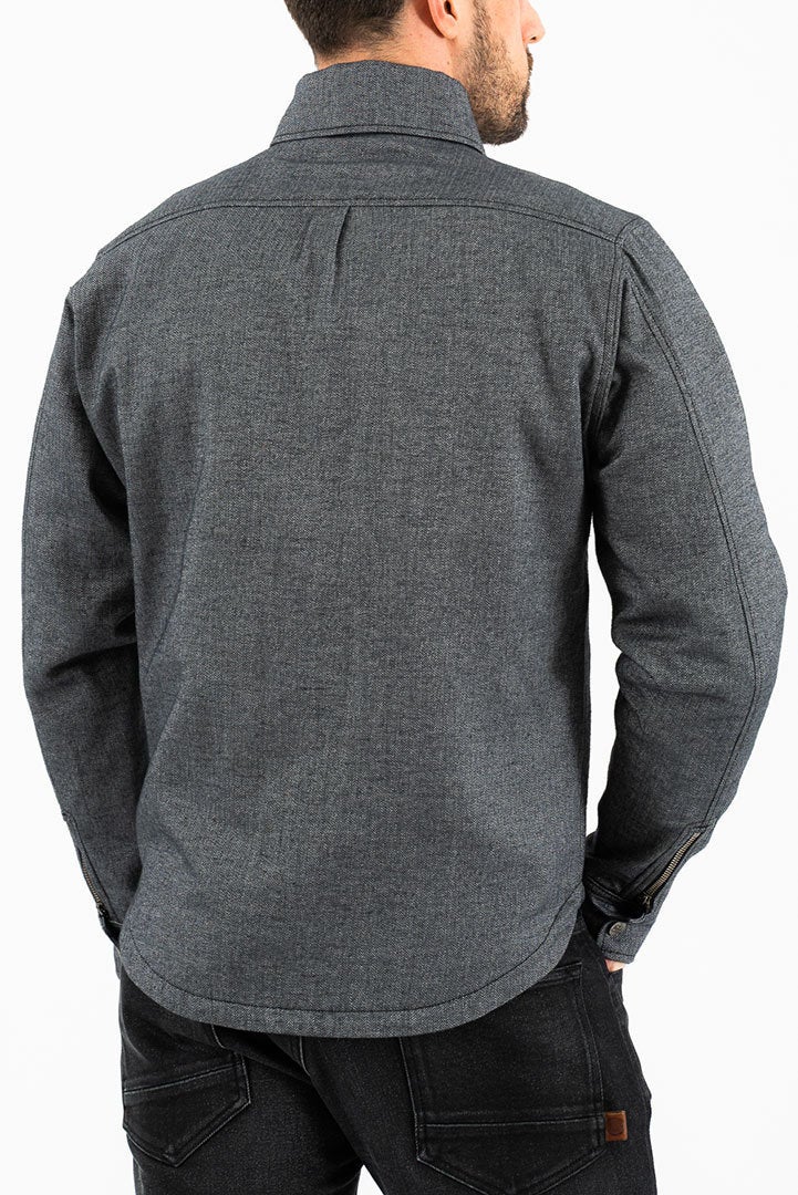Rokker Boston Rider Chemise de moto gris M Figure 5