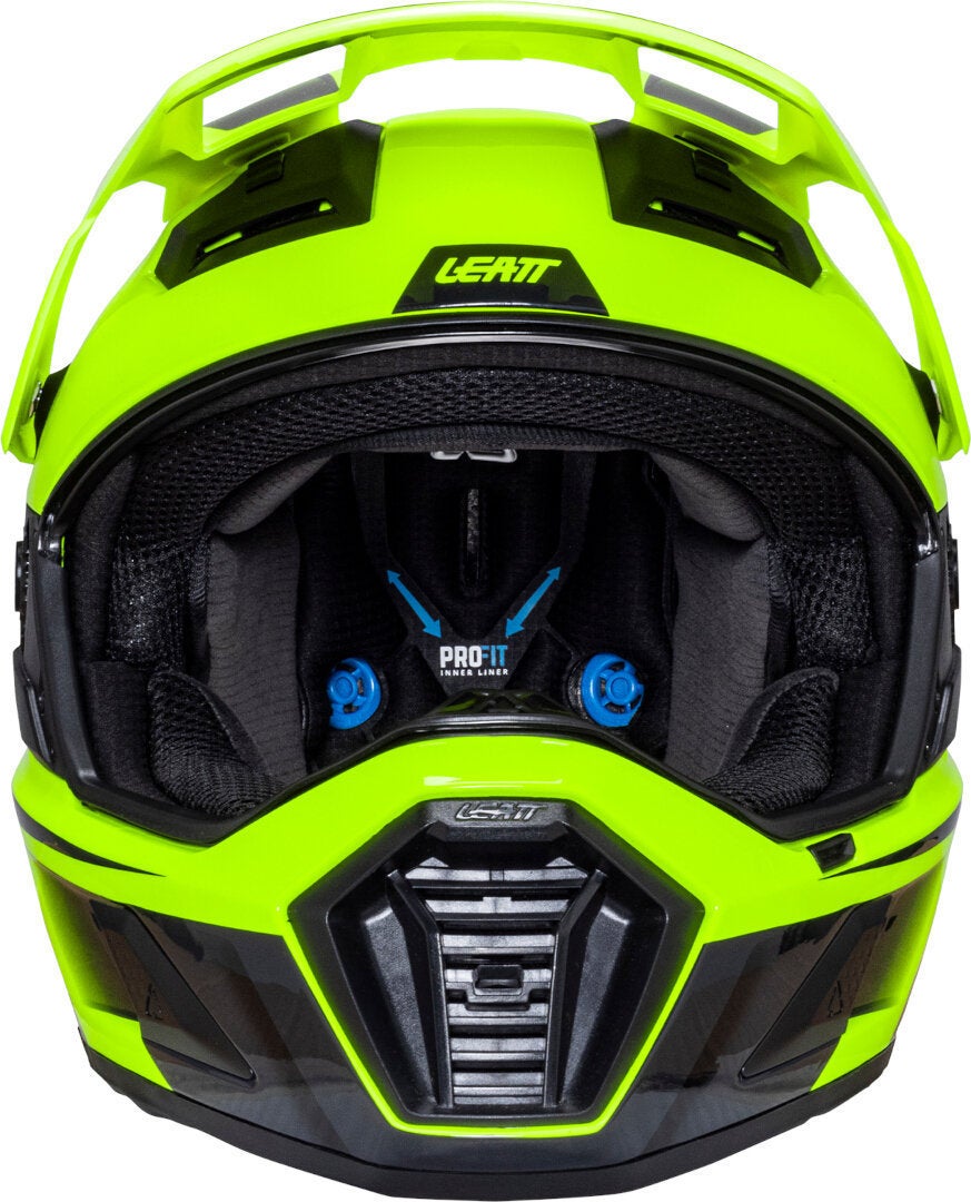 Side view of Leatt ADV 8.5 Helmet with Goggles