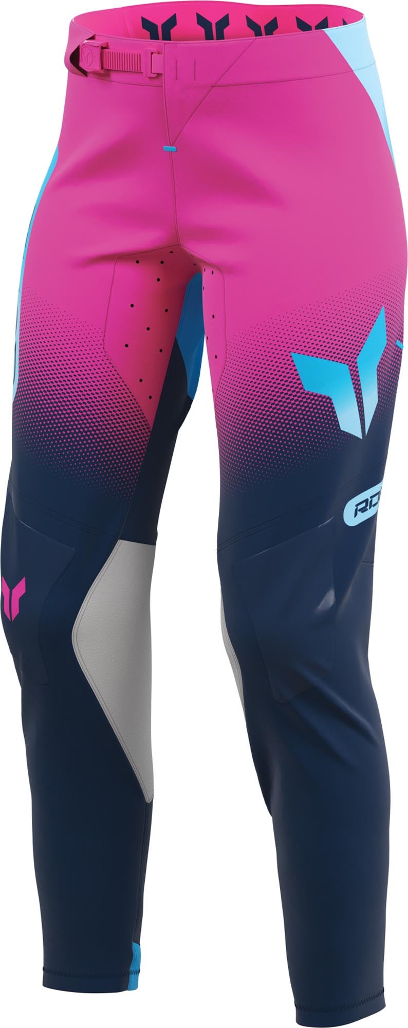 Thor Sportmode Merge Damen Motocross Hose blau/pink 10 Abbildung 1