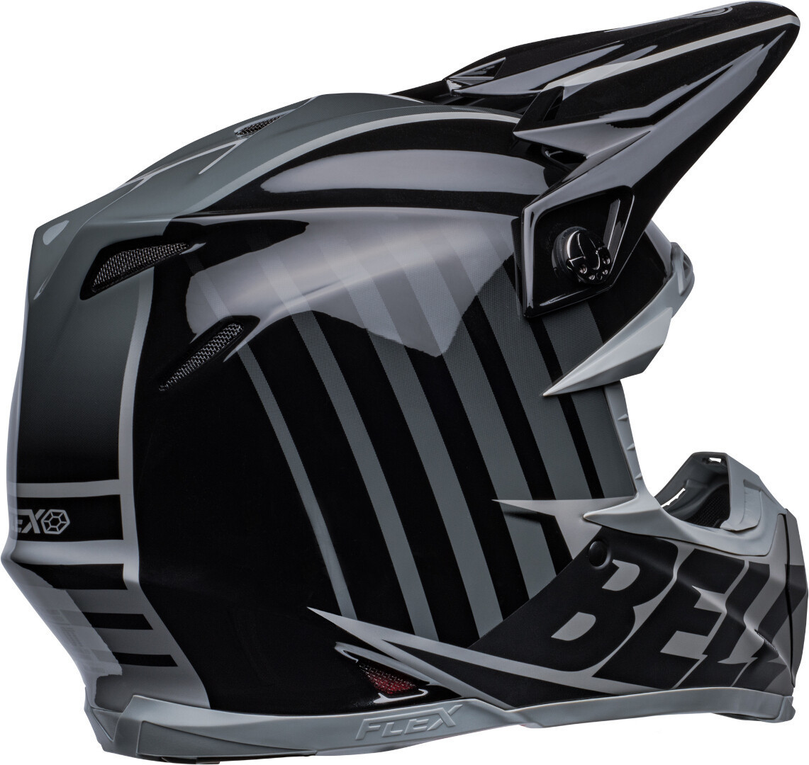Bell Moto-9S Flex Sprint Motocross hjelm sort/grå M Figur 7
