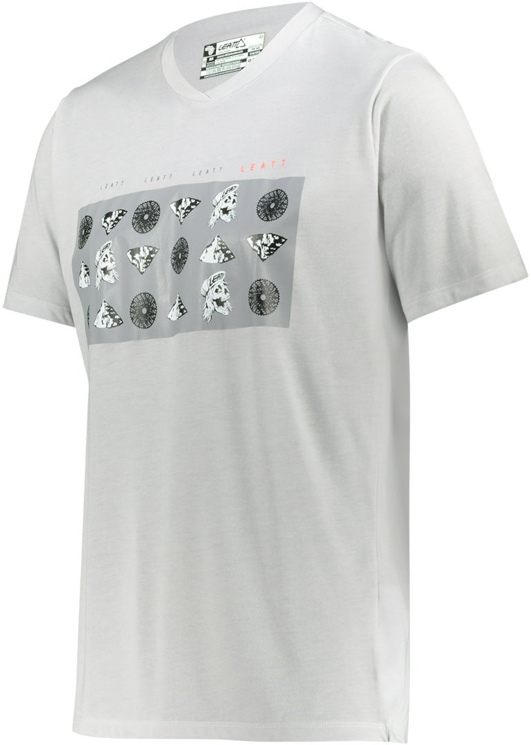 Leatt MTB All Mountain 2.0 Symbol Short Sleeve Maillot vélo Gris clair XL Figure 2