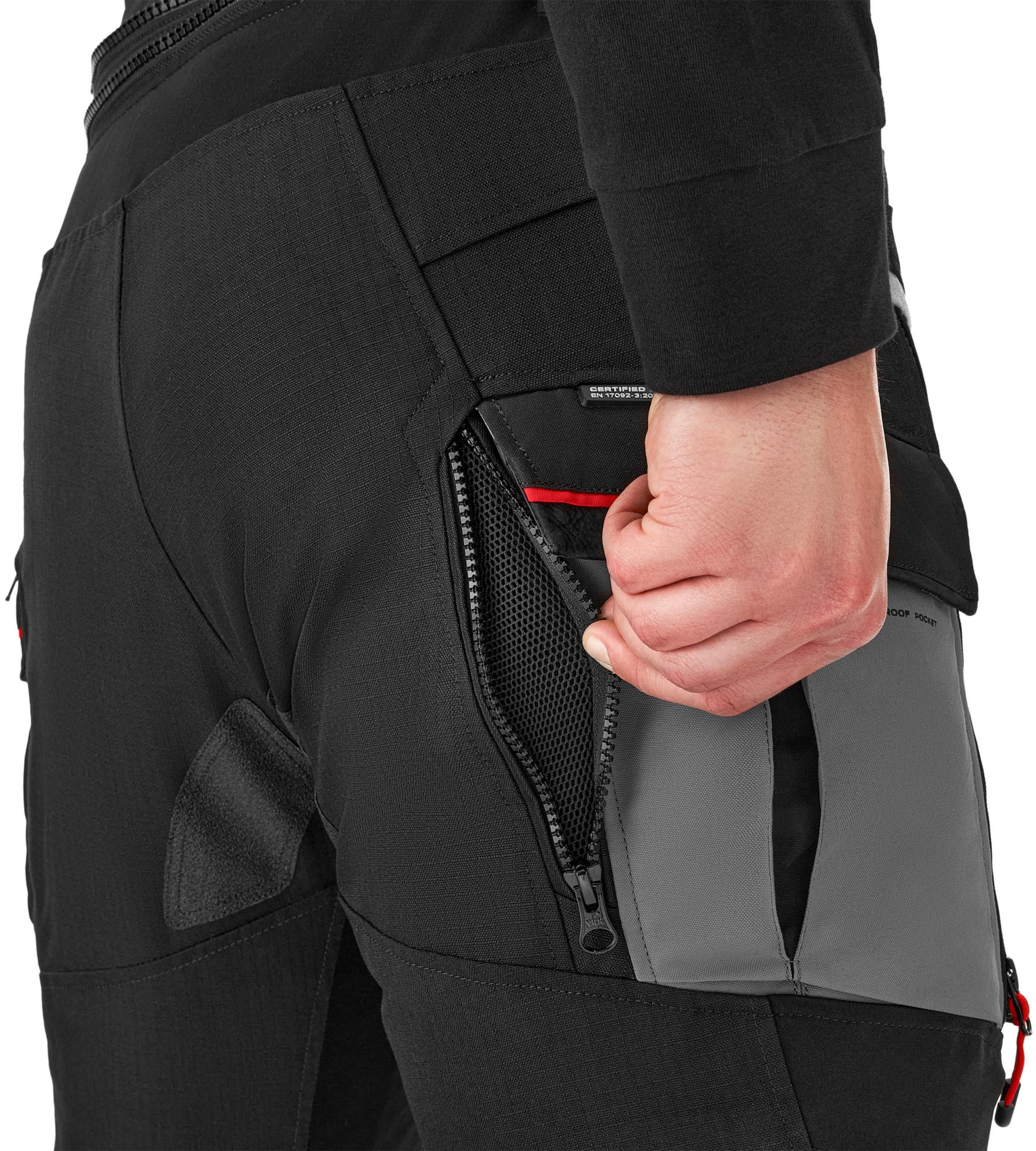SHIMA Tracker Motorcycle Textile Pants grey/white 2XL Figure 9