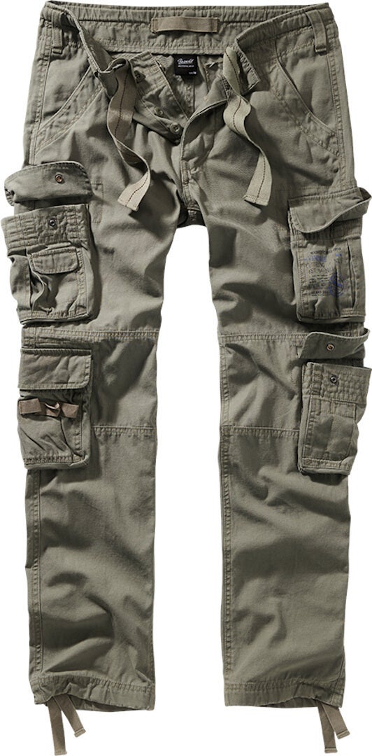 Brandit Men's Olive Pure Slim Fit Pants