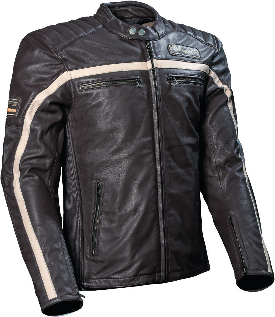 DIFI Houston Motorrad Lederjacke dunkelbraun 54 Abbildung 1