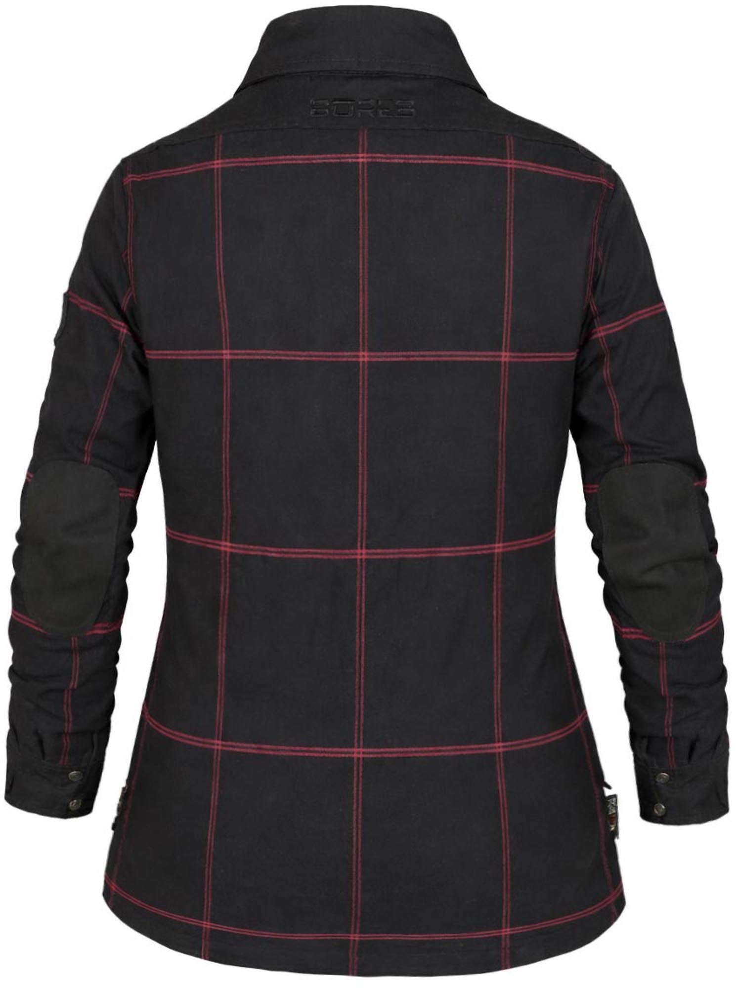 Bores Lumberjack Premium Plus Bortexx Ladies Motorcycle Shirt B black/red 3XL Figure 3