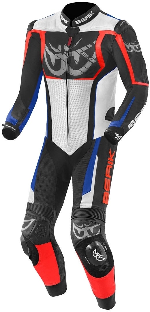 Berik NexG One Piece Motorcycle Leather Suit black/red/blue/grey 50 Figure 1