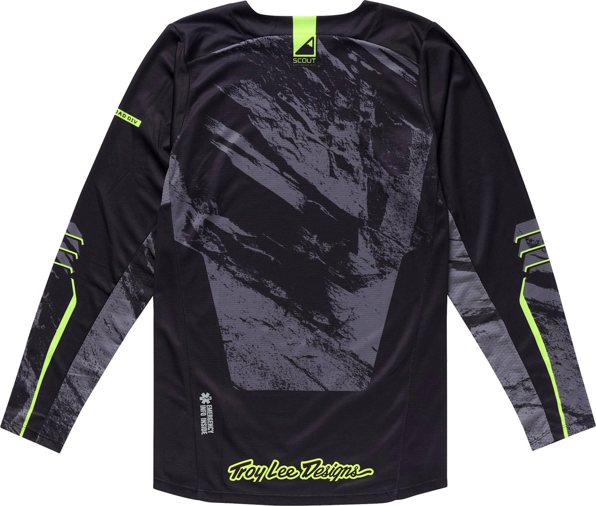 Troy Lee Designs Scout GP Pro Slab Motocross-tröjan svart S Figur 2