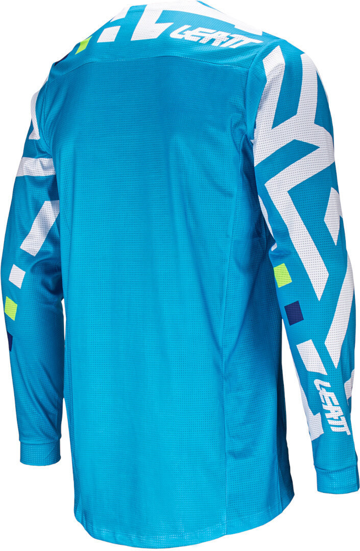 Leatt 3.5 Ride Pattern 2024 Set de tricou și pantaloni de motocross Albastru/Alb S Figura 8