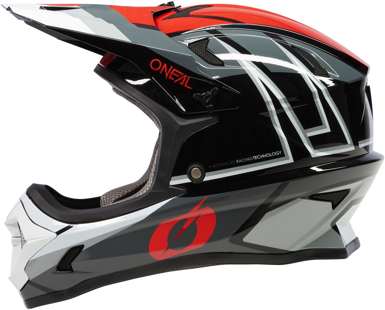 Oneal Sonus Split V.23 Downhill Helm grau/rot S (55/56) Abbildung 4