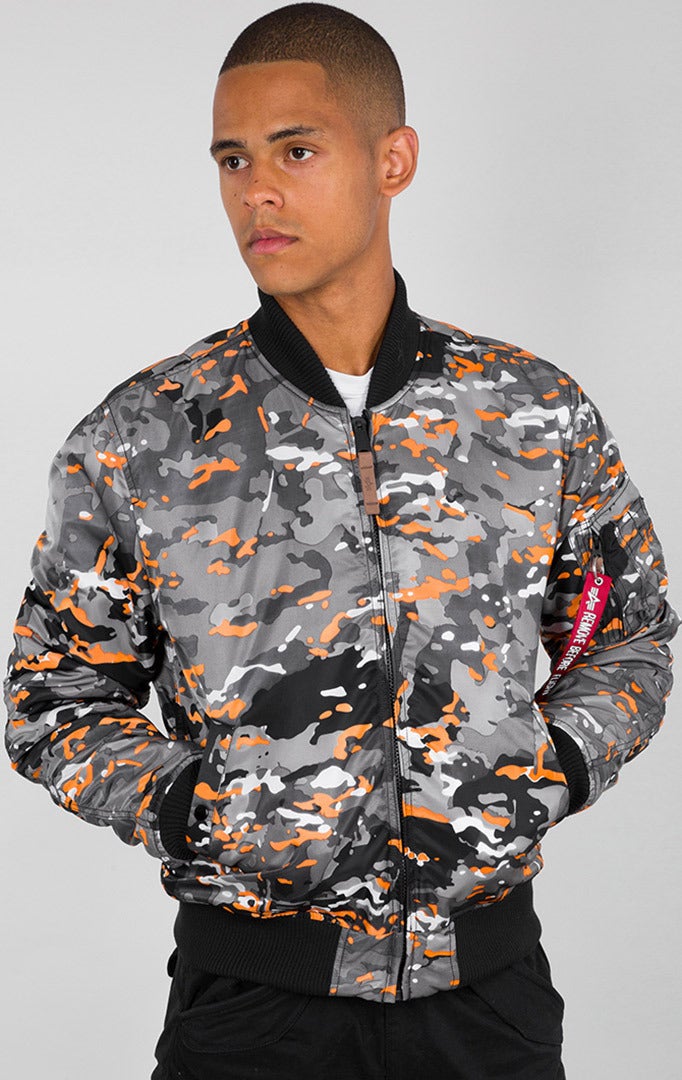 Alpha Industries MA-1 VF 59 Jacke orange/grau XXL Abbildung 2
