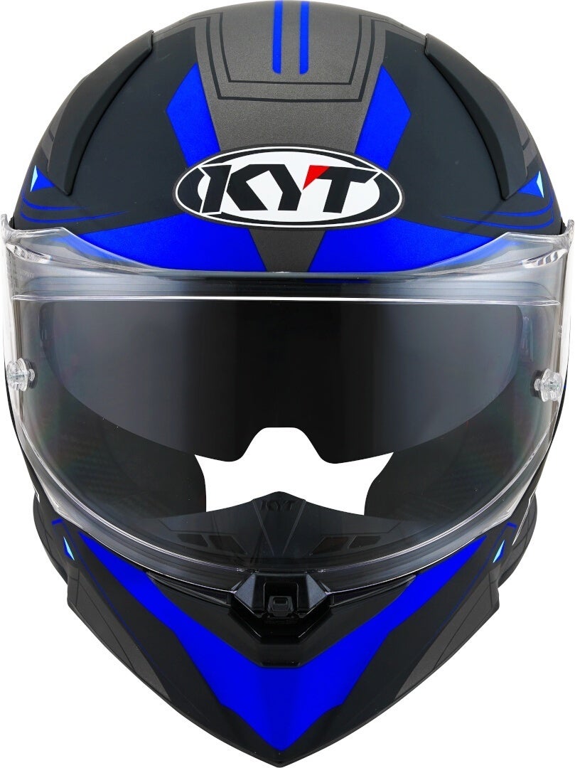 KYT R2R Led Helm schwarz matt/blau M (57/58) Abbildung 8