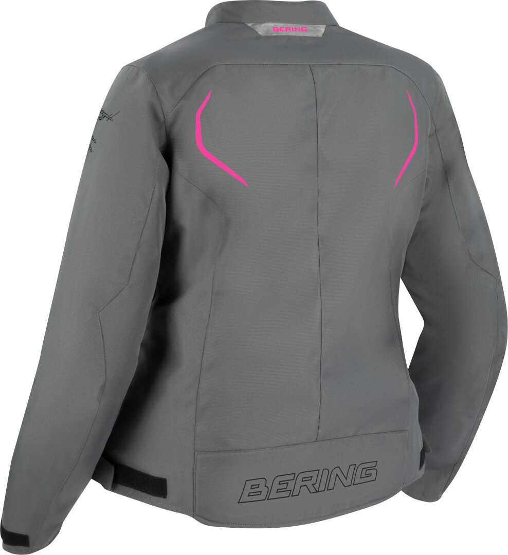Bering Dundy Queen Size veste textile de moto pour dames imperméable à l’eau gris/rose W-42 Figure 2