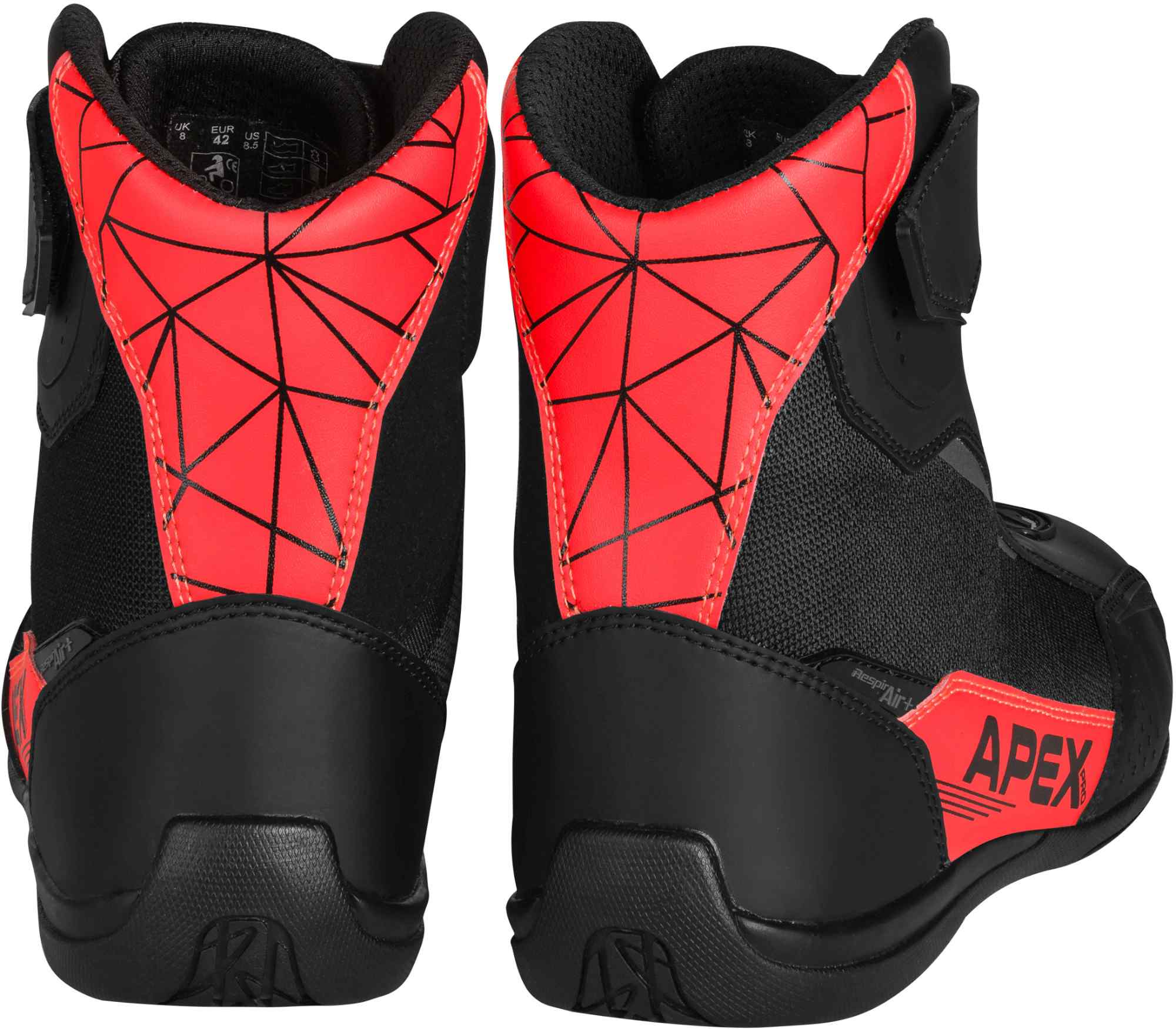 Seca Apex Pro Sapatos de motocicleta vermelho/preto 44 Figura 4