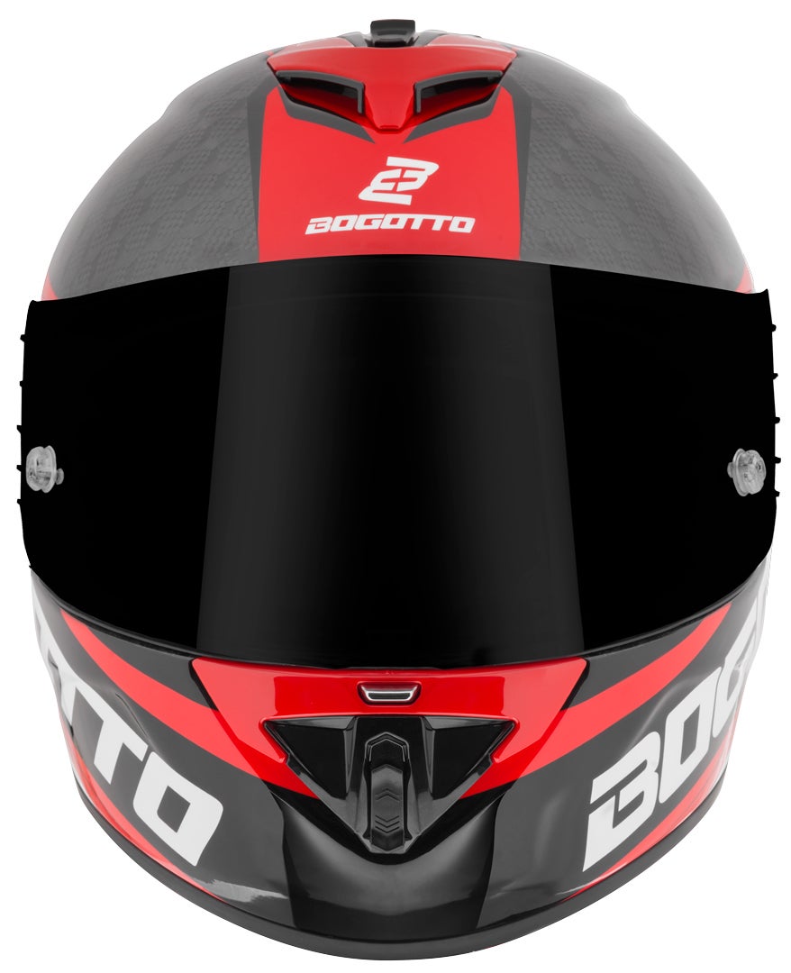 Bogotto FF104 SPN Helm rot/schwarz L Abbildung 4