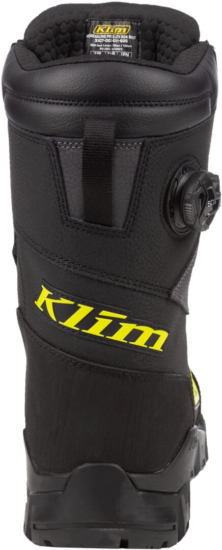 Klim Adrenaline Pro S GTX BOA Snowmobile Boots black/neon-yellow 9 Figure 7