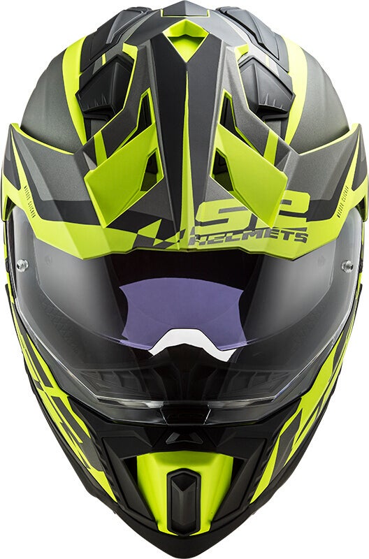 Side view of LS2 MX701 Explorer Alter Matt Motocross Helmet