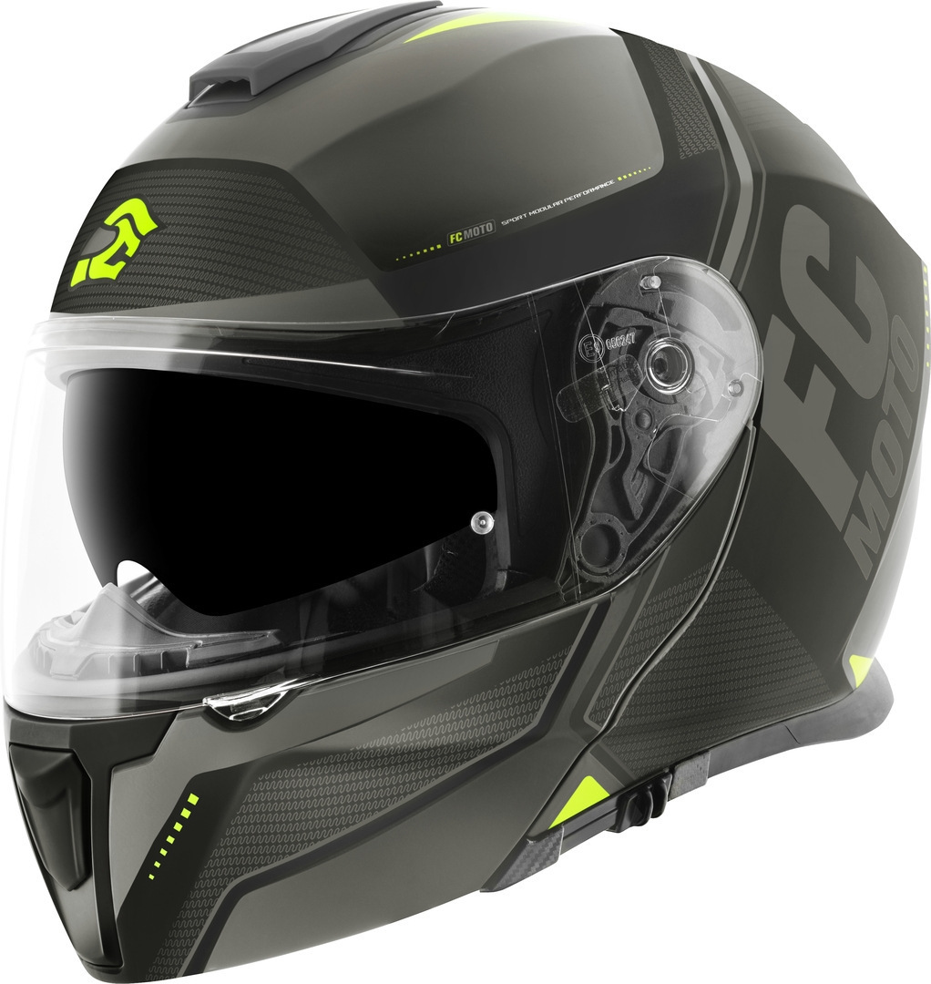 FC-Moto Novo Circuit Cască negru/gri/galben S (55/56) Figura 3