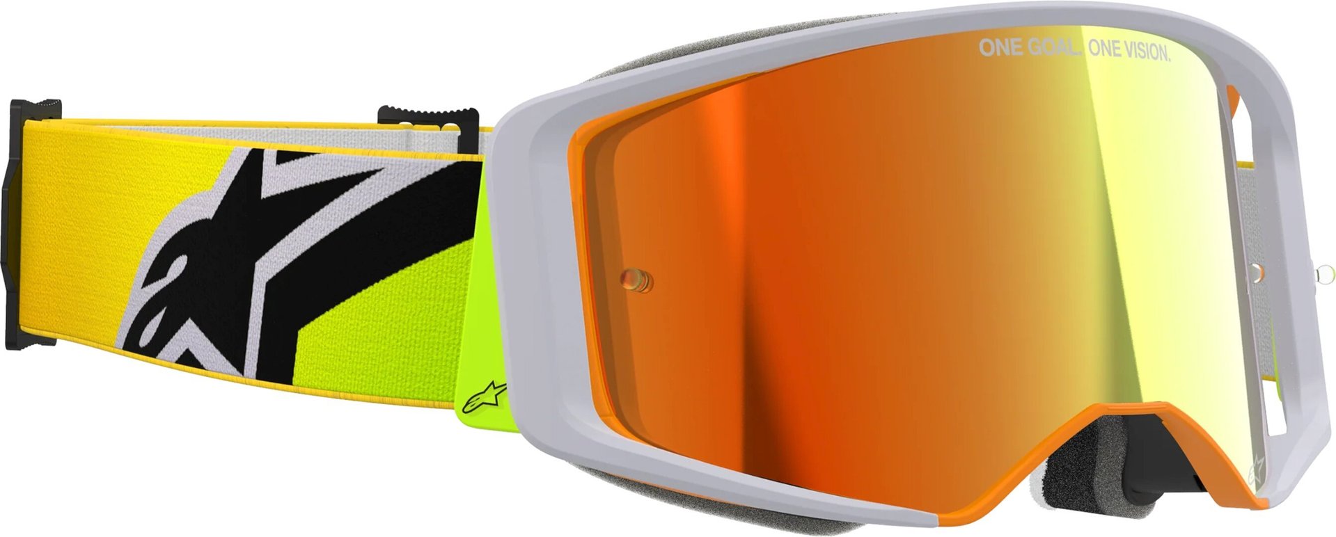 Alpinestars Supertech Corp Absolute Vision Mirror Motocross Brille gul Figur 2