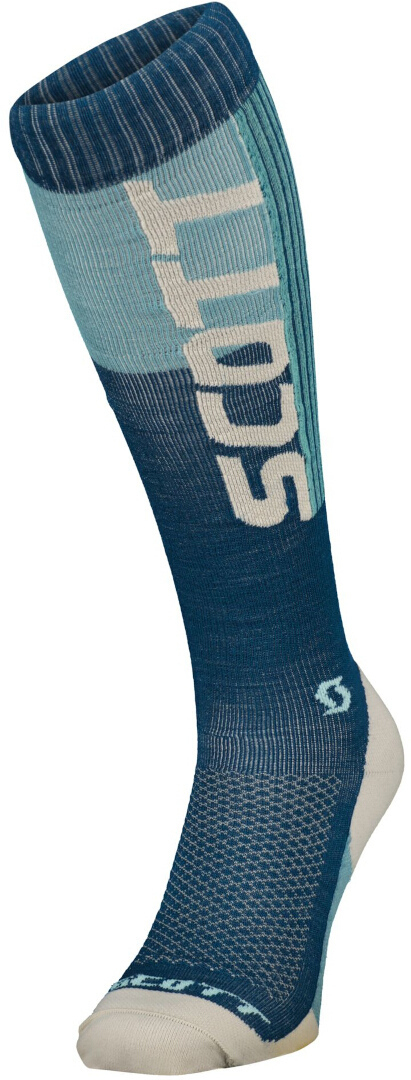 Scott Merino Meias azul/turquesa 39-41 Figura 1