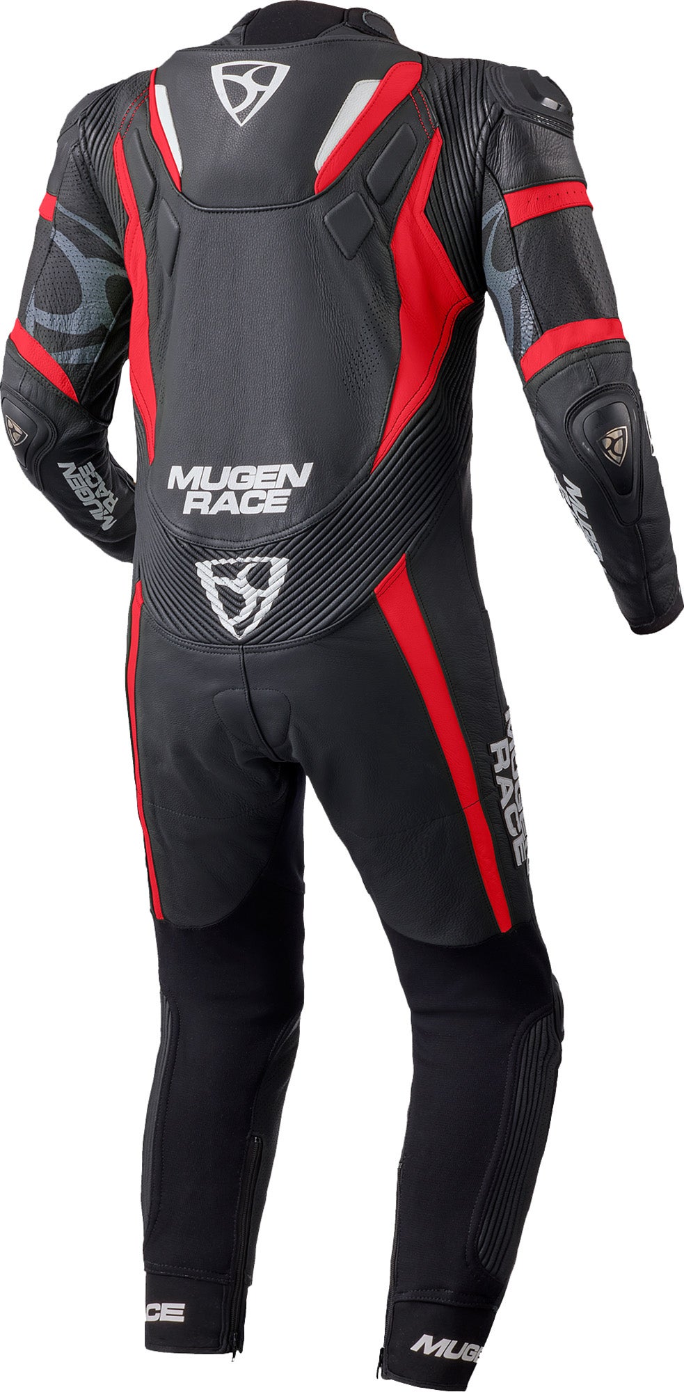 MUGENRACE Assassino Combinaison en cuir de moto 1 pièce perforée pour enfants Noir/Rouge/Blanc 128 Figure 2