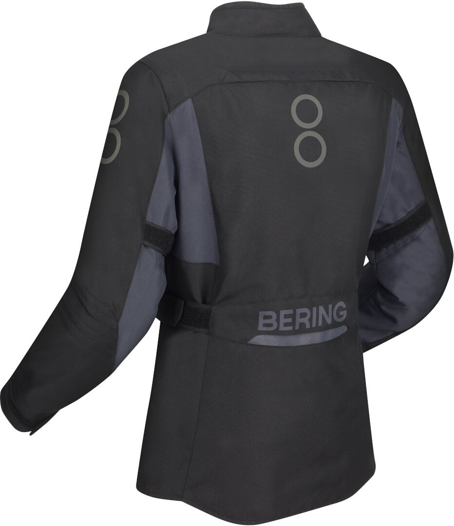 Bering Siberia imperméable dames moto textile veste noir/gris 40 Figure 2
