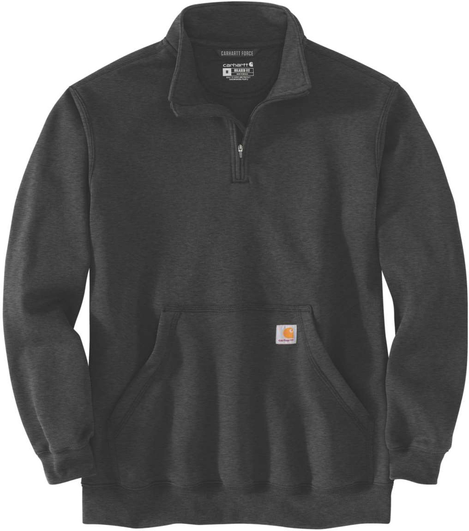 Carhartt Quarter-Zip Sweatshirt mørkegrå L Figur 1