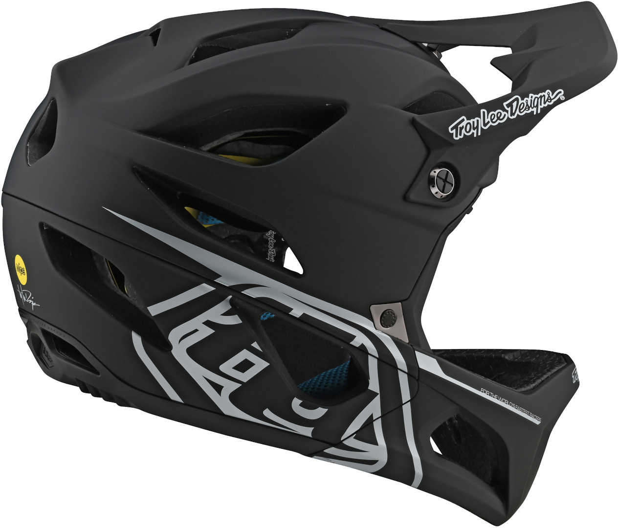 Troy Lee Designs Stage Stealth MIPS Cască Negru mat/argintiu M/L Figura 5